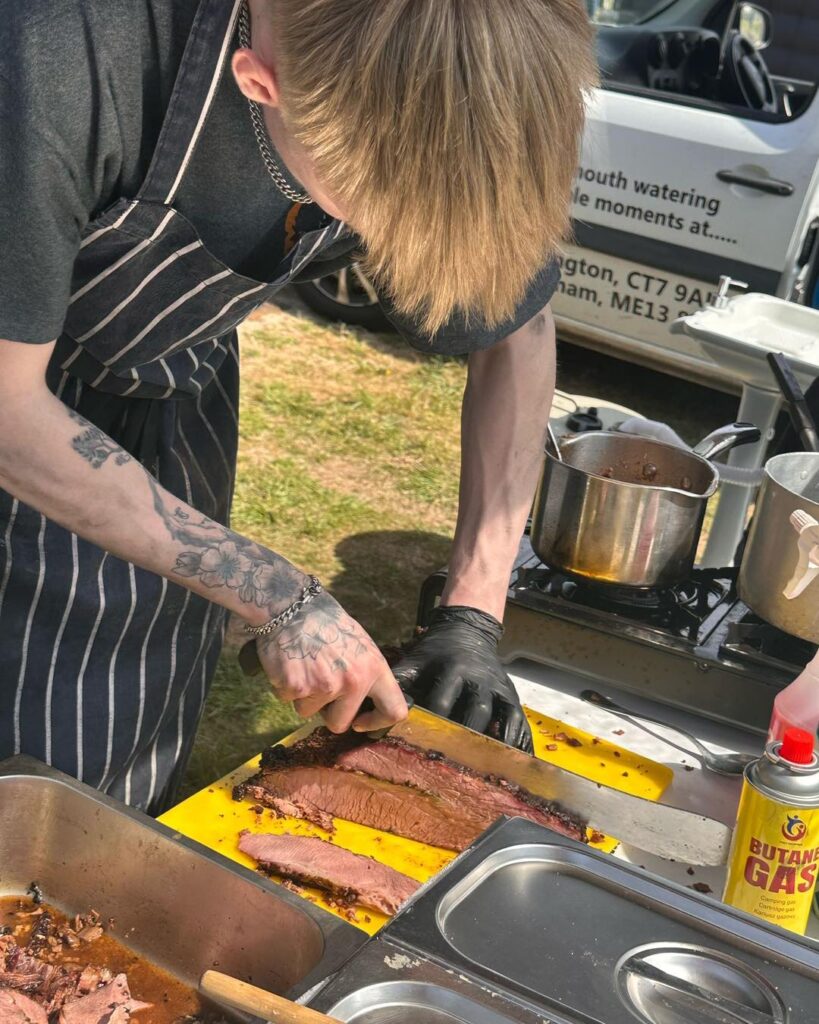 Wedding food van in Ashford